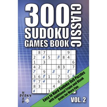 300 Classic Sudoku Games Book Vol. 2